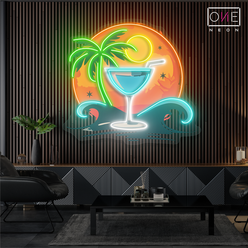 Enseigne Néon LED "Moonlight Margarita"