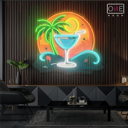 Enseigne Néon LED "Moonlight Margarita"