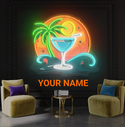 Enseigne Néon LED "Moonlight Margarita"