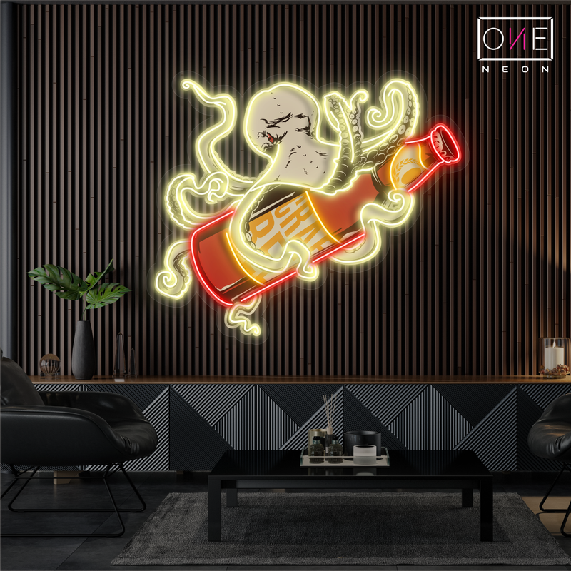 Enseigne Néon LED Octo Brew