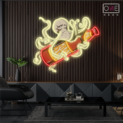 Enseigne Néon LED Octo Brew
