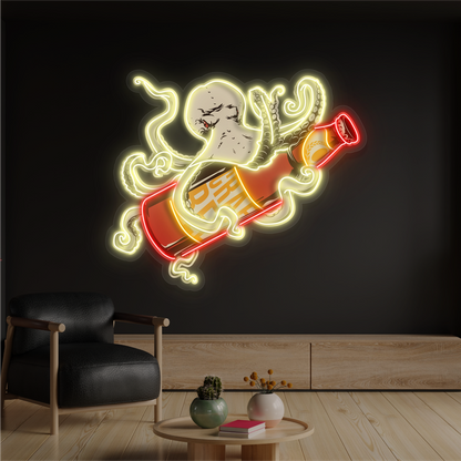 Enseigne Néon LED Octo Brew