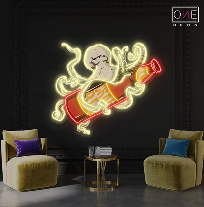Enseigne Néon LED Octo Brew