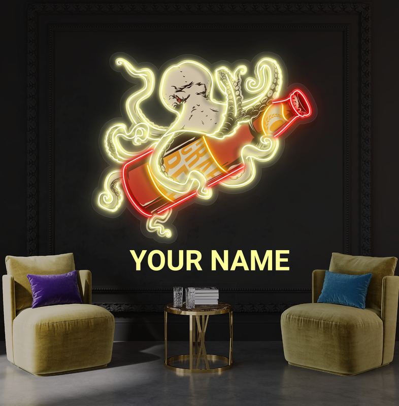 Enseigne Néon LED Octo Brew