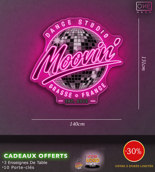 MOOVIN' | Enseigne LED Néon