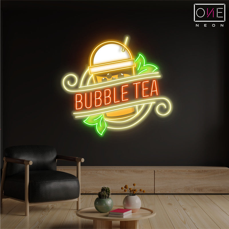 Enseigne Néon LED "Bubble Tea"
