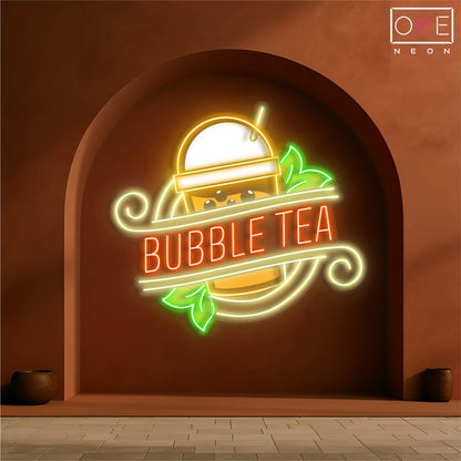 Enseigne Néon LED "Bubble Tea"