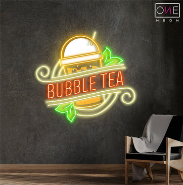 Enseigne Néon LED "Bubble Tea"