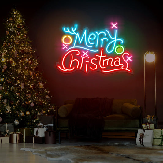 Enseigne néon LED Joyeux Noël