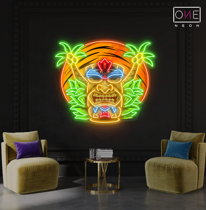 Enseigne néon LED "Island Spirit Artwork"