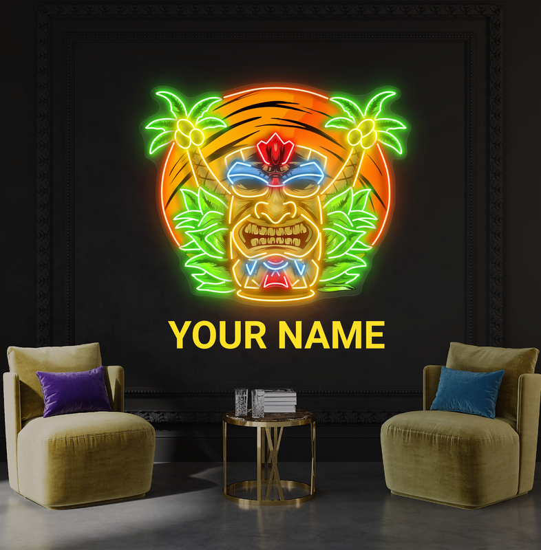 Enseigne néon LED "Island Spirit Artwork"