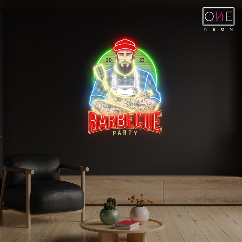 Enseigne néon LED pour barbecue