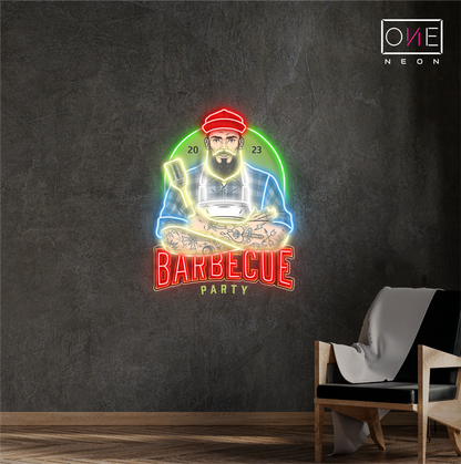 Enseigne néon LED pour barbecue