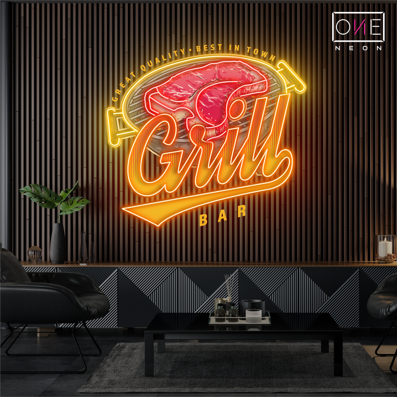 Enseigne néon LED Barbecue
