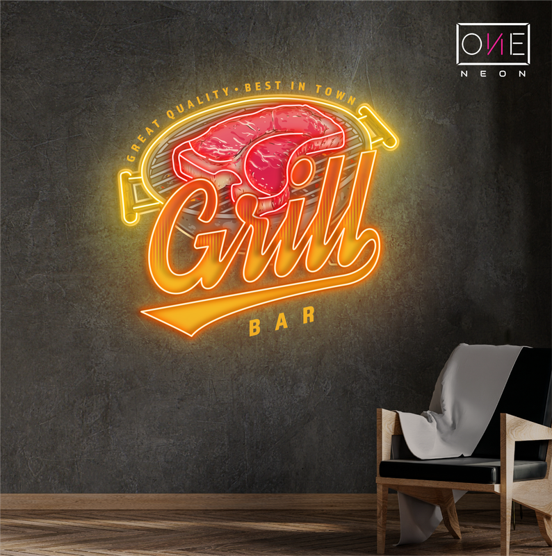 Enseigne néon LED Barbecue