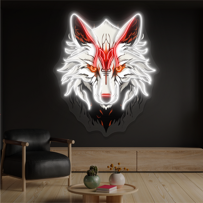 Enseigne Néon LED "Esprit du Loup"