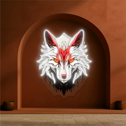 Enseigne Néon LED "Esprit du Loup"