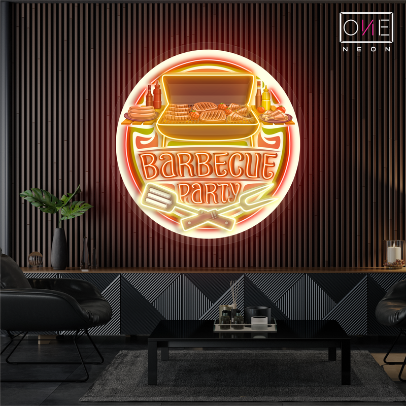 Enseigne néon LED pour barbecue