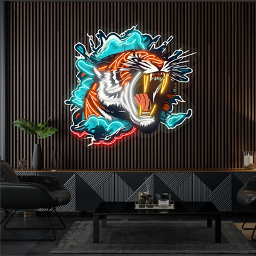 Enseigne néon LED Motif Fureur de la nature