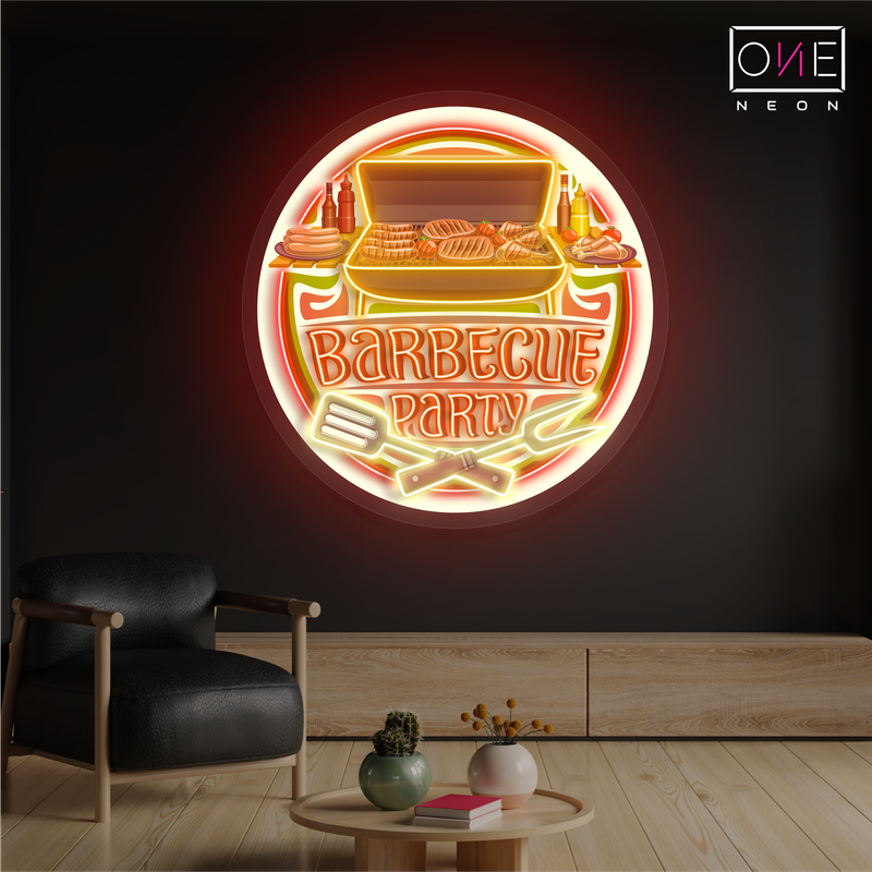 Enseigne néon LED pour barbecue