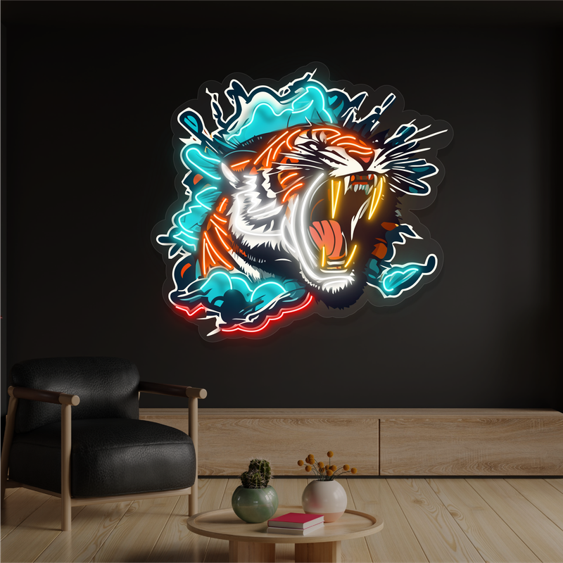 Enseigne néon LED Motif Fureur de la nature
