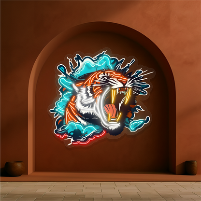 Enseigne néon LED Motif Fureur de la nature