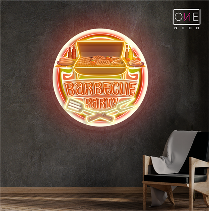 Enseigne néon LED pour barbecue