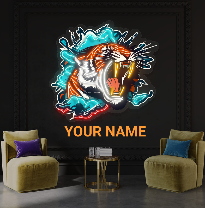 Enseigne néon LED Motif Fureur de la nature