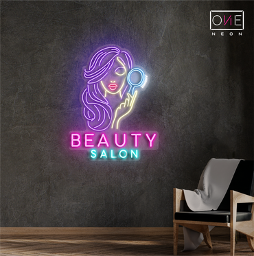Enseigne néon LED pour salon de beauté