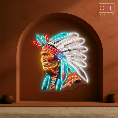 Enseigne LED Néon Décorative Gardien Tribal