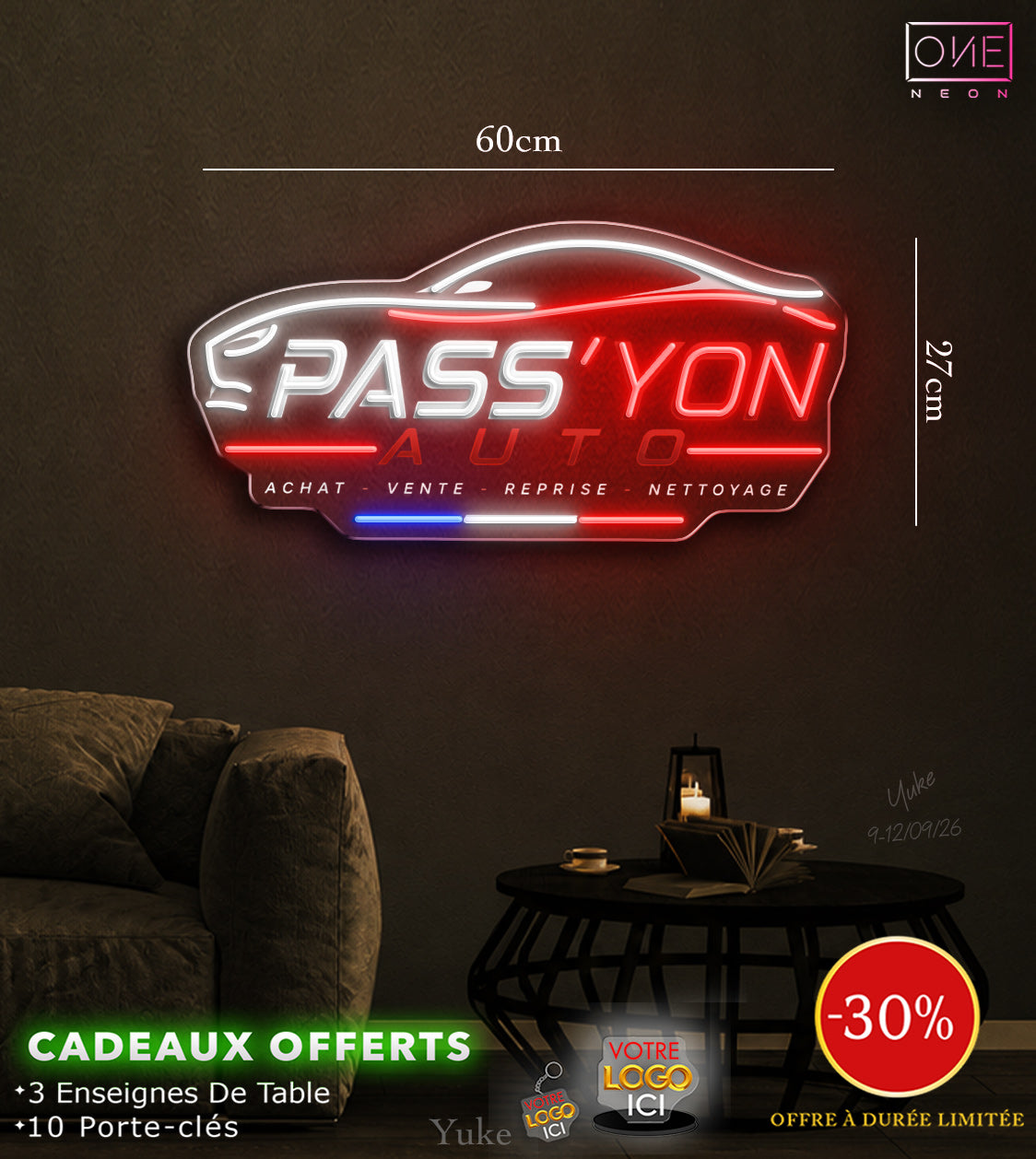 PASS YON' | Enseigne LED Néon