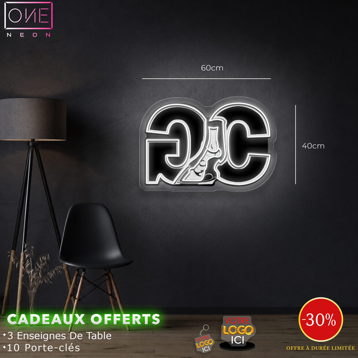 GC | 2 Enseignes LED Néon