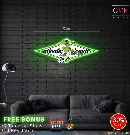 Atlantic Lezard | Enseigne LED Néon
