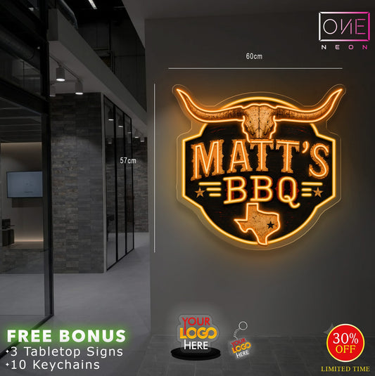 Matt's BBQ | Enseigne LED Néon