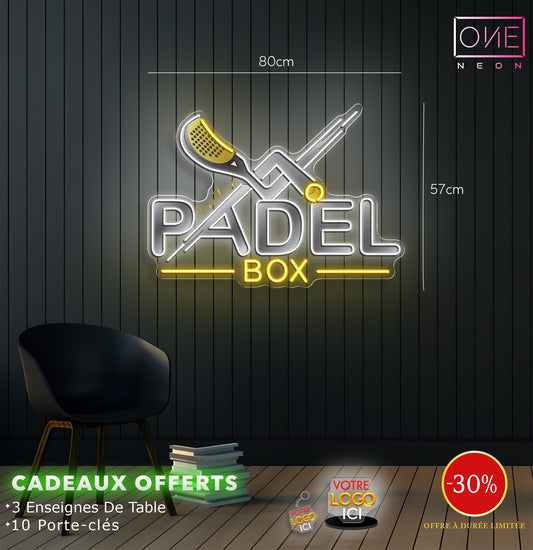 PADEL BOX | Enseigne LED Néon