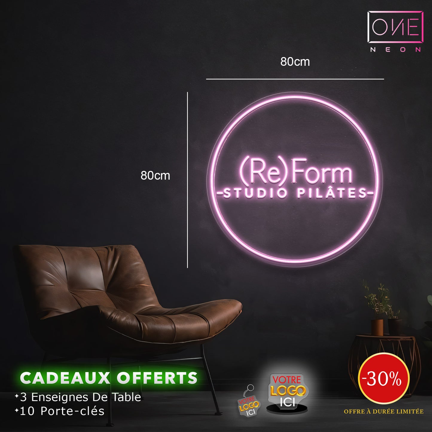 Reform et Sport Santé | Enseigne LED Néon (2 Enseignes)