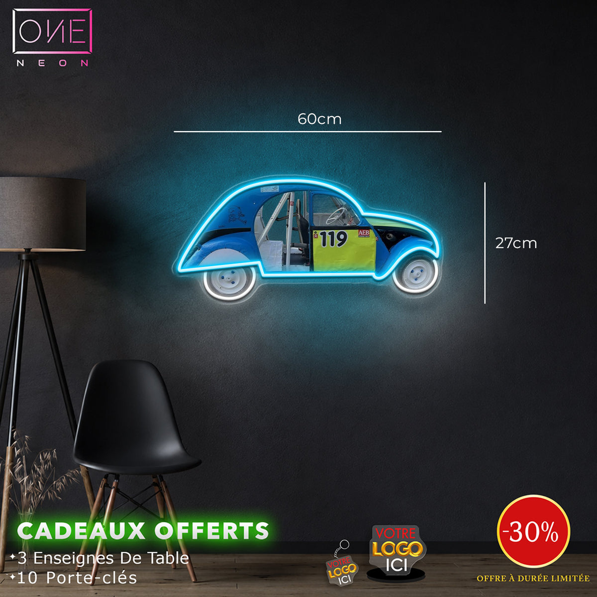 Car 119 | Enseigne LED Néon