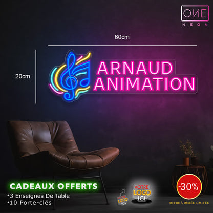 Arnaud Animation | Enseigne LED Néon