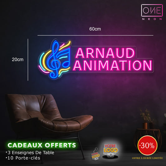 Arnaud Animation | Enseigne LED Néon