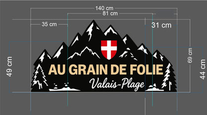 Au Grain de Folie | Enseigne LED Néon