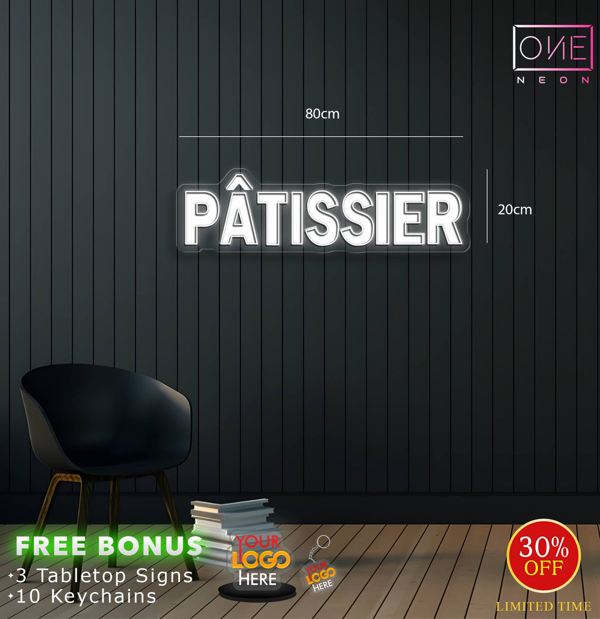 AUX COINS DES BRUYÈRES | 5 Enseignes LED Néon Étanches