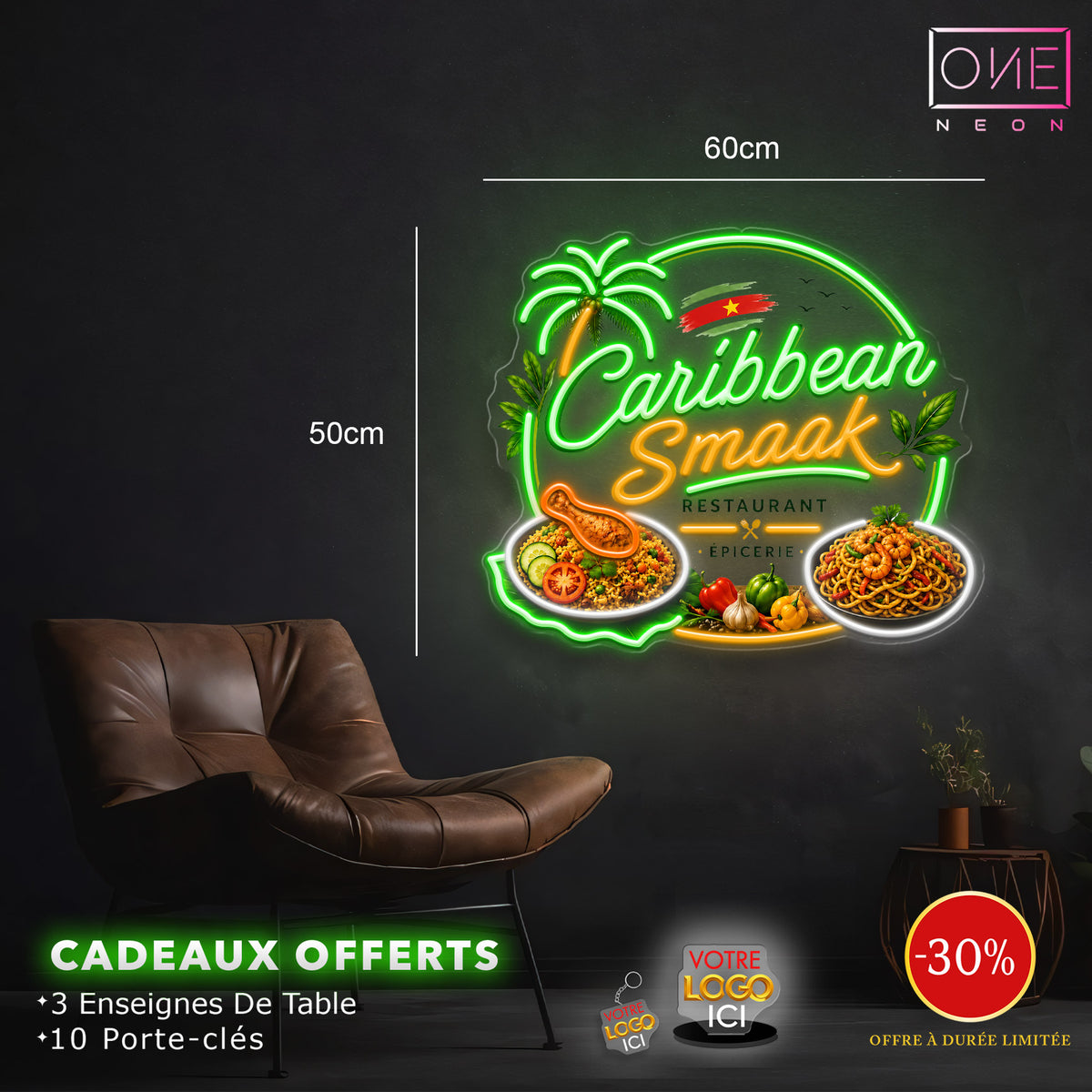 Caribean Smaak | Enseigne LED Néon