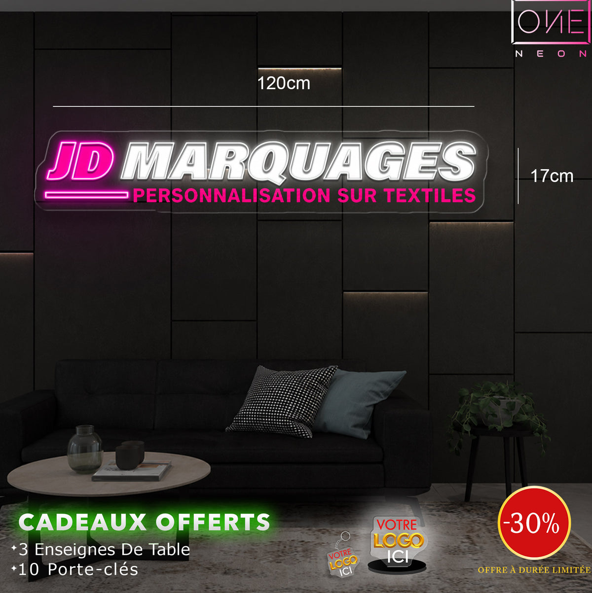 JD MARQUAGES | Enseigne LED Néon