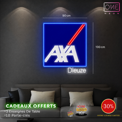 AXA Dieuze | Enseigne LED Néon