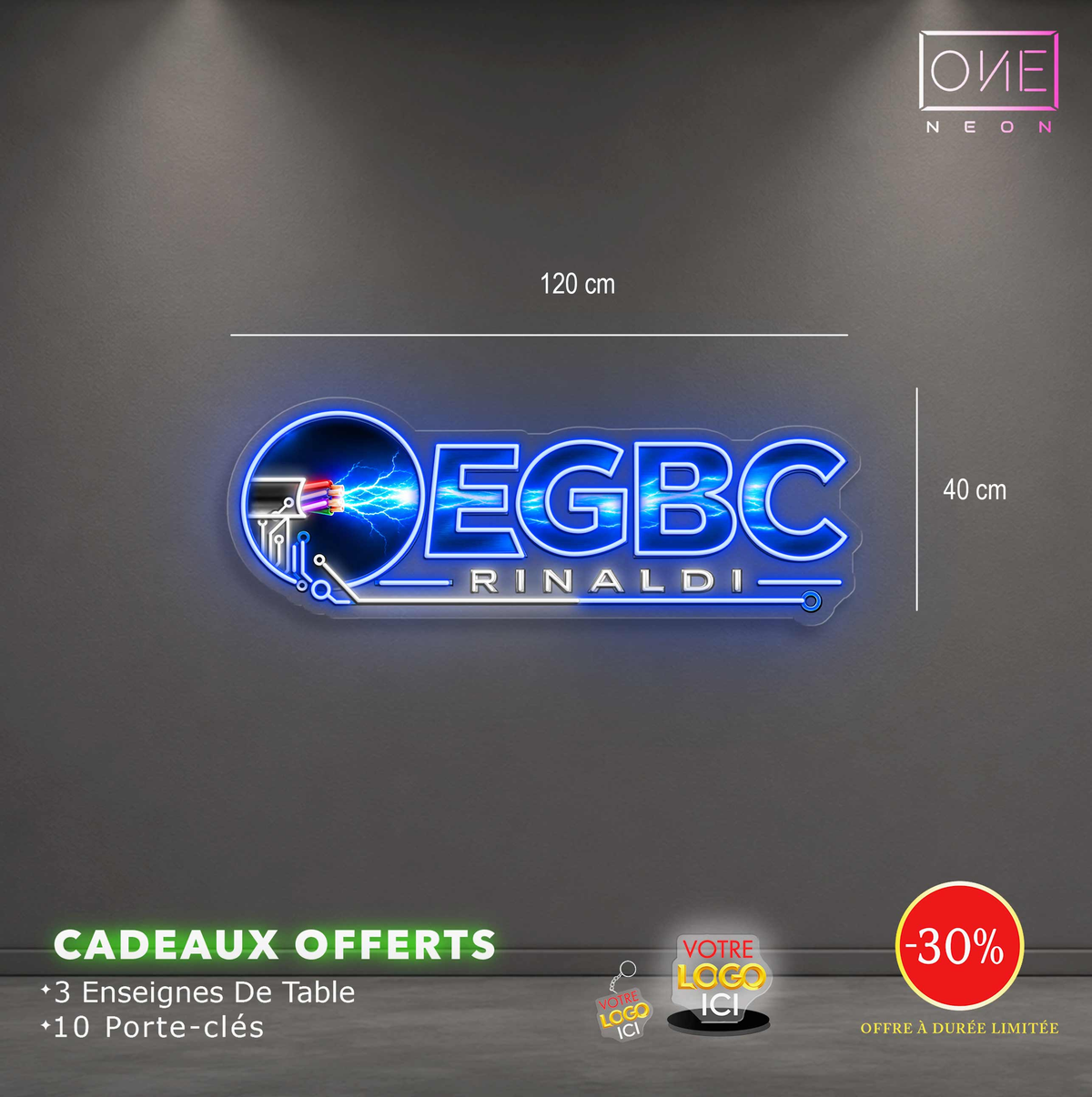 EGB Climatisation | Enseigne LED Néon Étanche
