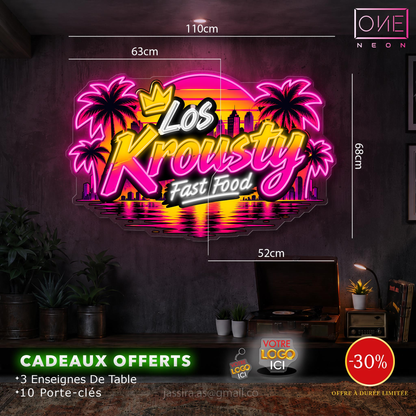 Los Krousty | Enseignes LED Néon