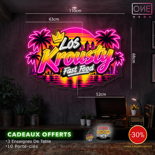Los Krousty | Enseignes LED Néon
