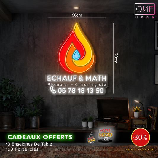 Echauf & Math | Enseignes LED Néon Étanche