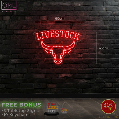 Livestock | Enseigne LED Néon