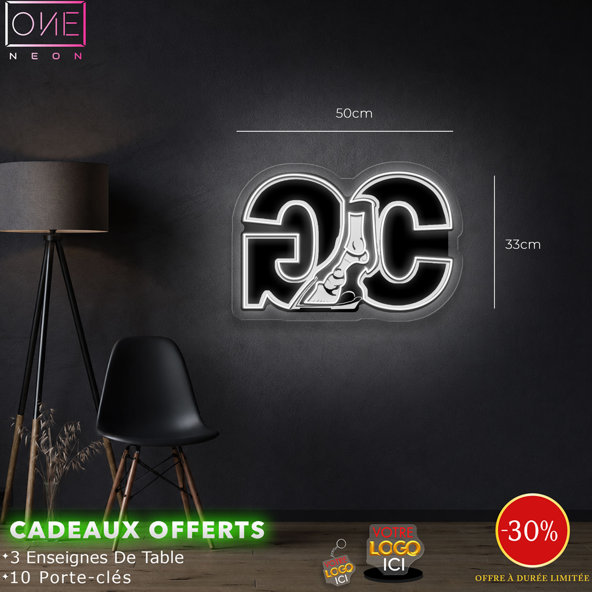 GC | 2 Enseignes LED Néon